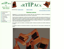 Tablet Screenshot of embalajes-artipack.com